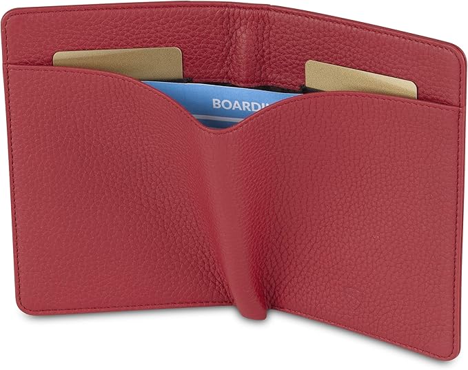Vaultskin Leather Passport Holder, Slim RFID Blocking Travel Wallet - Image 3