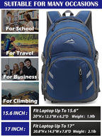 ProEtrade Backpack Bookbag for College Laptop Travel, Fit Laptop Up to 15.6 inch - Image 6