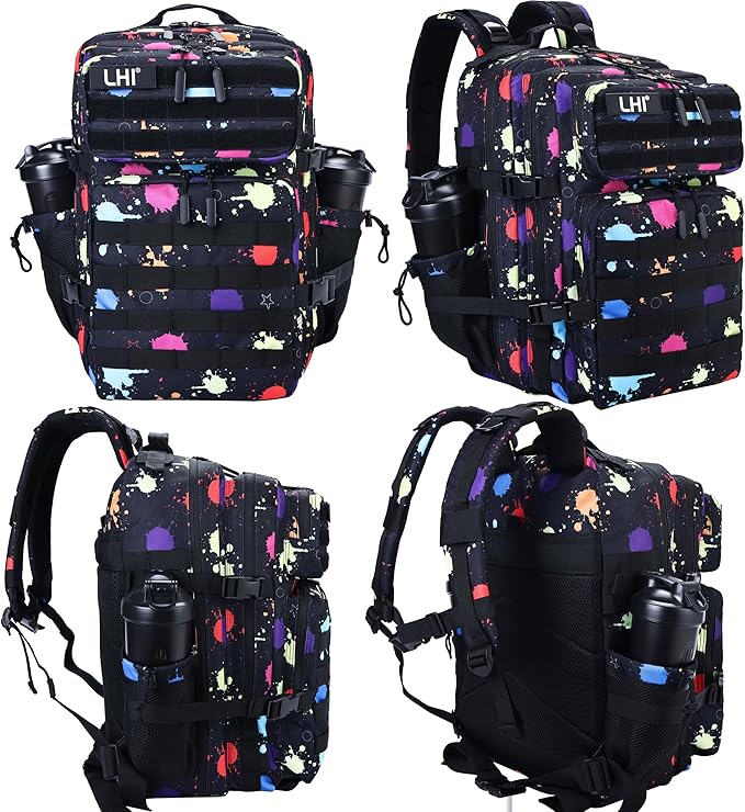 LHI Military Tactical Backpack for Men and Women 45L Army 3 Days Assault Pack - Image 2