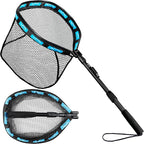 PLUSINNO Floating Fishing Net for Steelhead, Trout Fishing, Rubber Coated by PLUSINNO
