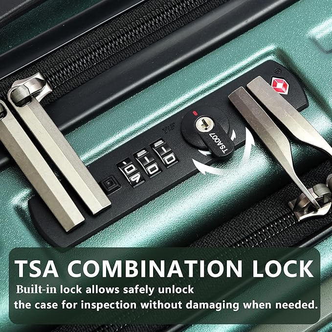TydeCkare 20 Inch Carry On Luggage - Image 5