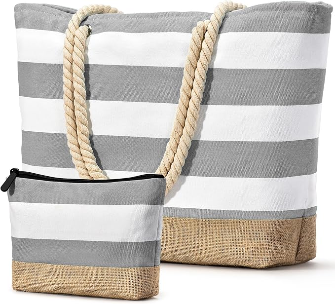 Becokan Beach Bag Initial Beach Tote by BecokanBeachBagSpecialist