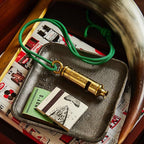 Brass Whistle with Keychain Ring - Image 6
