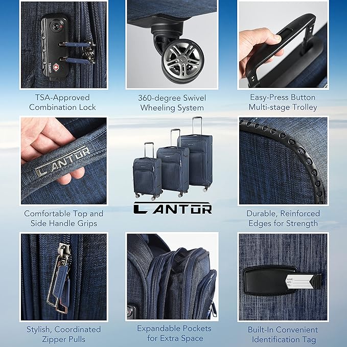 Cantor Ultra Lightweight Softside Luggage - Image 4