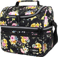 OPUX Lunch Box For Women, Insulated Large Lunch Bag Adult Work, Double Decker by OPUX