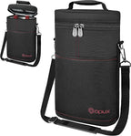 opux 2 Bottle Wine Carrier Tote, Insulated Leakproof Wine Cooler Bag, Wine - Image 8