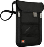Lewis N. Clark RFID Blocking Stash Neck Wallet, Travel Pouch + Passport Holder by LewisNClark