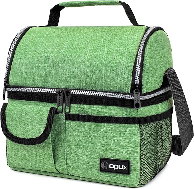 opux Lunch Box for Men, Adult Lunch Box Cooler, Insulated Lunch Bag Women by OPUX
