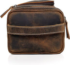 VC VINTAGE COUTURE Leather Toiletry Bag - Image 7