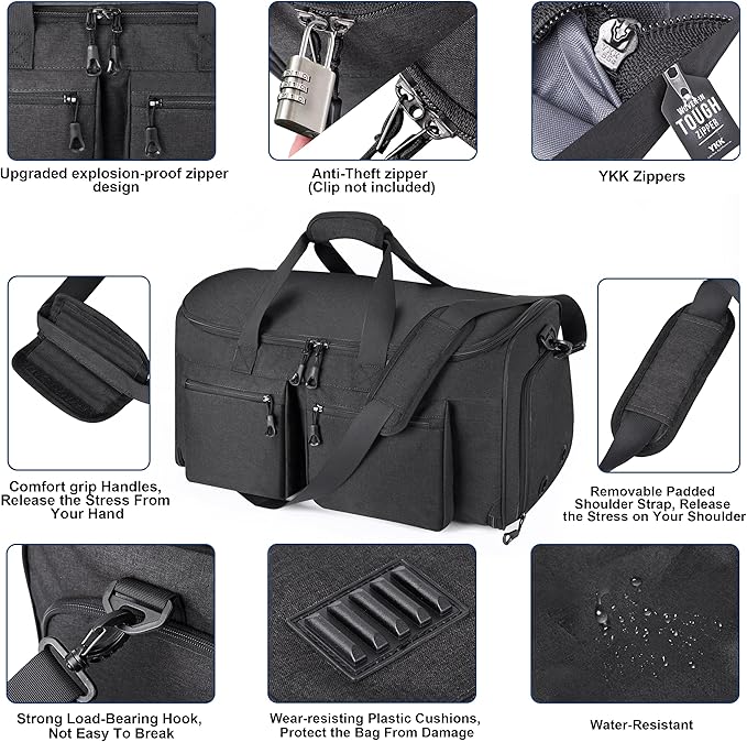 Convertible Duffle Bags for Travel Carry On Suit Duffle Bags - Image 4