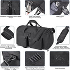 Convertible Duffle Bags for Travel Carry On Suit Duffle Bags - Image 4