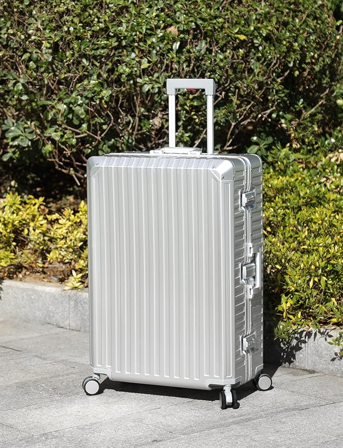Mvst Luggage Premium All Aluminum Magnesium Carry On 20'' Lightweight Metal - Image 2