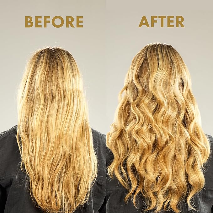 HOT TOOLS 24K Gold Professional Extended Barrel Curling Iron with Clamp for Bouncy Curls - 24K Gold Technology for_Long-Lasting Results & Longer Barrel for Easy Styling 1" (Pack of 6)