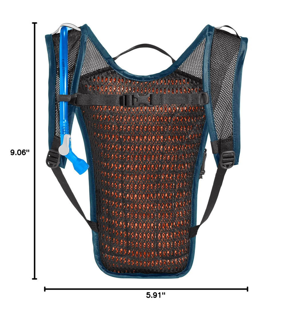 Hydrobak Light Bike Hydration Backpack 50oz (Gibraltar Navy/Black)