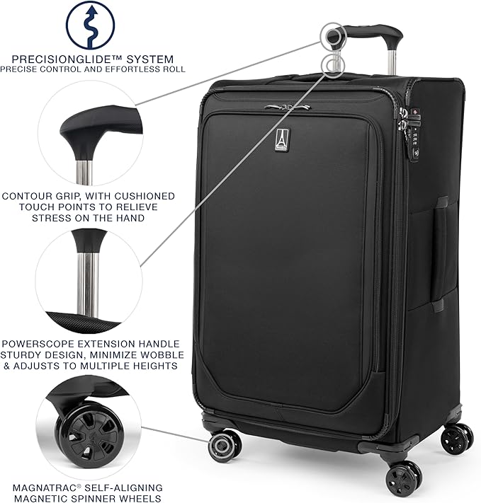 Travelpro Crew Classic Lightweight Softside Expandable Checked Luggage - Image 2