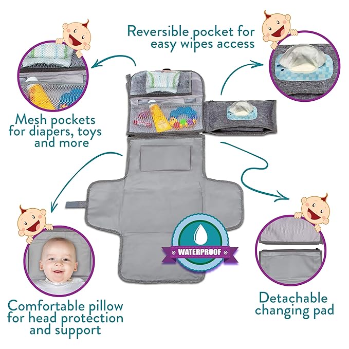 Kopi Baby Portable Diaper Changing Pad - Image 2