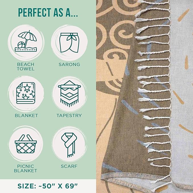 Sand Cloud Turkish Beach Towel - Image 3