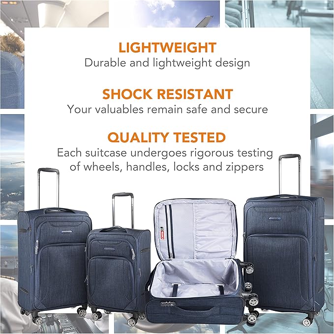 Cantor Ultra Lightweight Softside Luggage - Image 5