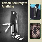 MOSSY OAK Multitool Pocket Knife, 10-in-1 Folding Pocket Knife Multitool - Image 5
