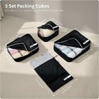 Cipway 5 Set Packing Cubes for Travel Suitcase Organizer for Accessories - Image 2