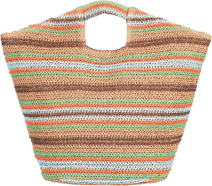 Roxy Women's Beach Tote Bag | Travel | Vacation | Straw | Lightweight | by Roxy