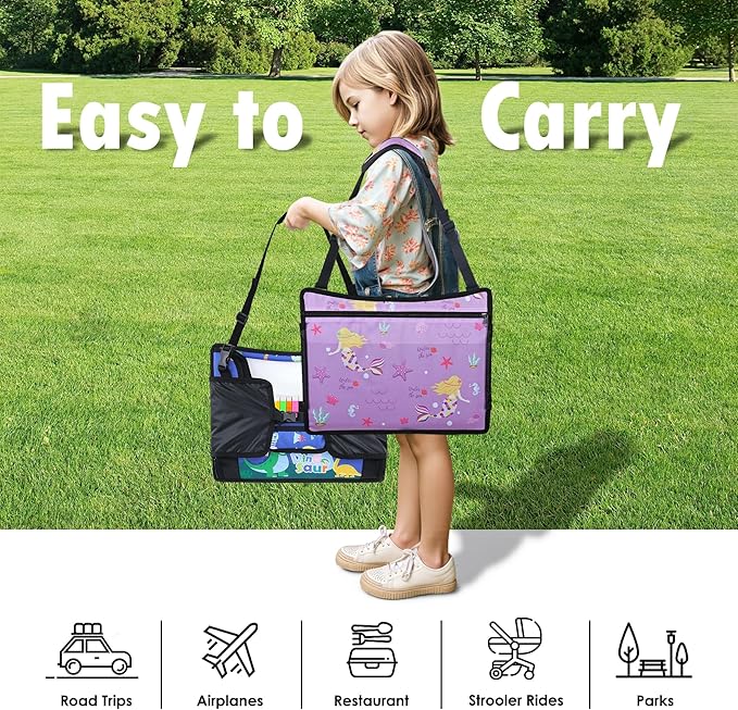 2PCS Kids Travel Tray for Airplane - Image 8