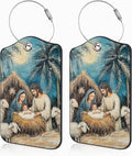 2 Pcs Nativity Scene Luggage Tags by Unknown