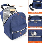 opux Lunch Box for Girls Boys Kids, Insulated Leakproof Lunch Bag, Reusable - Image 4