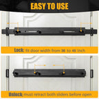 Door Bar Lock - Patented Door Barricade Security Bar - Home Safety Improvement - Image 2