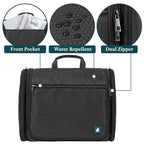 PAVILIA Large Hanging Toiletry Bag Travel Bag Women Men, Cosmetic Organizer - Image 4
