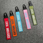 mvcen Personalized Embroidery Keychain, Custom Name Tag Personalized Text - Image 6