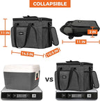 OPUX Soft Cooler Bag, Insulated Collapsible Lunch Cooler Tote - Image 5
