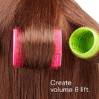 Conair Heatless Hair Curlers, Self-Grip Hair Rollers for Women Provide Lift & Volume, Assorted Sizes & Colors, 31 Count with Reusable Zippered Bag