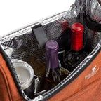 Insulated Wine Carrier | 2-3 Bottle Travel Bag - Image 2
