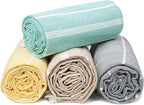 HILLFAIR Cotton Turkish Beach Towels, Quick Dry Lightweight Sand Free Peshtemal - Image 7