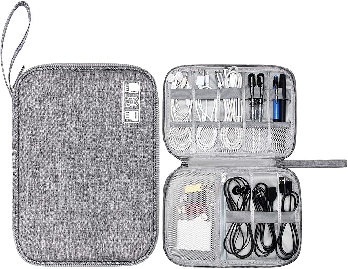 CILLA Travel Cord Organizer Case, Portable Waterproof Storage Bag by CILLA