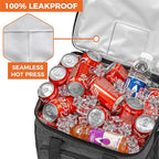OPUX Soft Cooler Bag, Insulated Collapsible Lunch Cooler Tote - Image 7