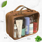 JAZD Clear Makeup Bag Toiletry Bag - Image 4