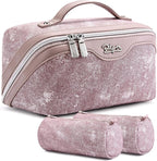 Travel Makeup Bag Cosmetic Bags by BOYATU