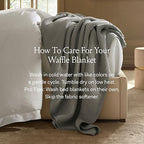 BOLL & BRANCH Waffle Bed Blanket - Image 5