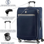 Travelpro Platinum Elite Softside Expandable Checked Luggage, 8 Wheel Spinner - Image 2