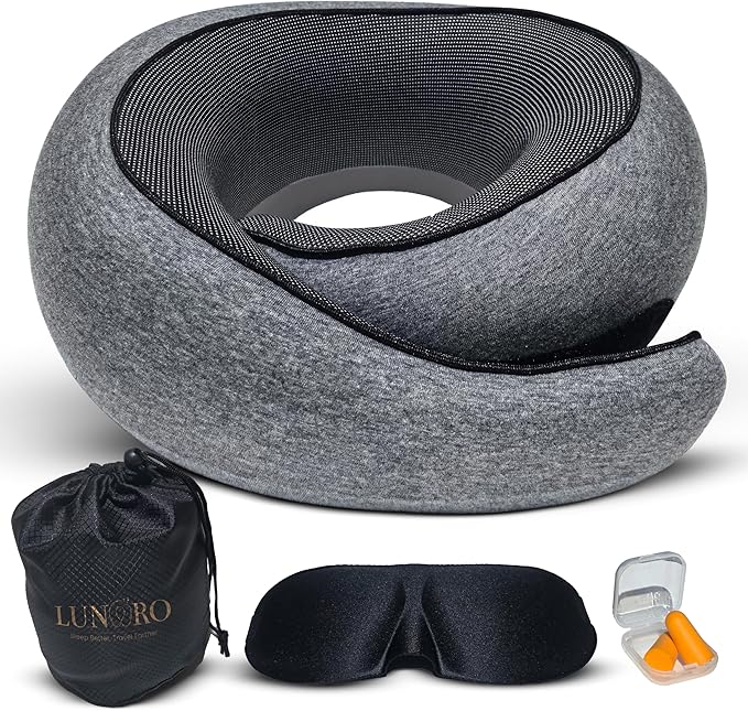 Upgraded Memory Foam Travel Neck Pillow - Image 7