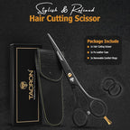 Professional Hair Scissors 6.5 Inch - Premium High Carbon Stainless Steel - Ergonomic Design Ultra Sharp Hair cutting Scissors Blades - Barber Salon Hair Shears for Haircut Scissors