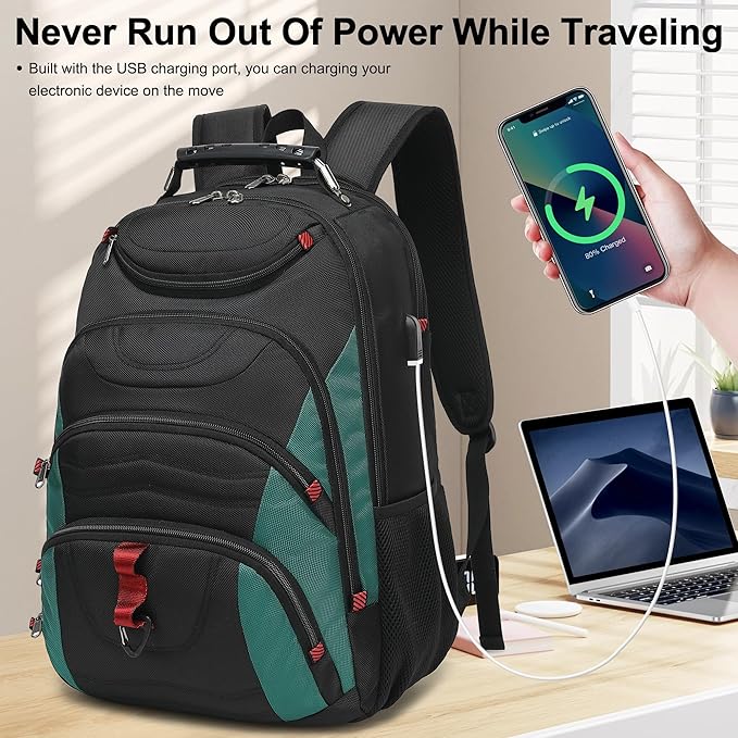 Boavan Laptop Backpack for men, 17.3 inch Laptop Bag - Image 7