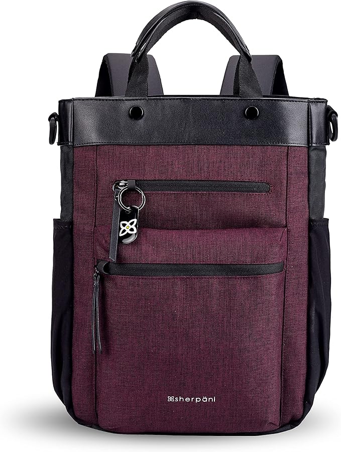 Sherpani Soleil, Anti Theft Convertible Backpack, 3 in 1 Tote Bag, Crossbody Bag by SHERPANI