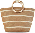 Beach Bags for Women Straw Tote Bag Summer Beach Bag Large Woven Straw Tote for by TOFUNTOY