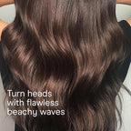 Conair Double Ceramic Tapered Curling Wand, Hair Wand Tapers 1¼ Inch to ¾ Inch to Produce Beachy Waves, 30 Heat Settings, For All Hair Types and Textures, White