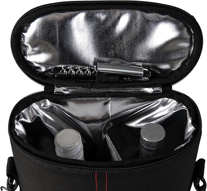 ALLCAMP 2 Bottle Wine Tote Carrier - Image 7