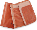 Genuine Leather Nomad Organizer Travel Wallet | Women's Wallet Clutch Passport - Image 9