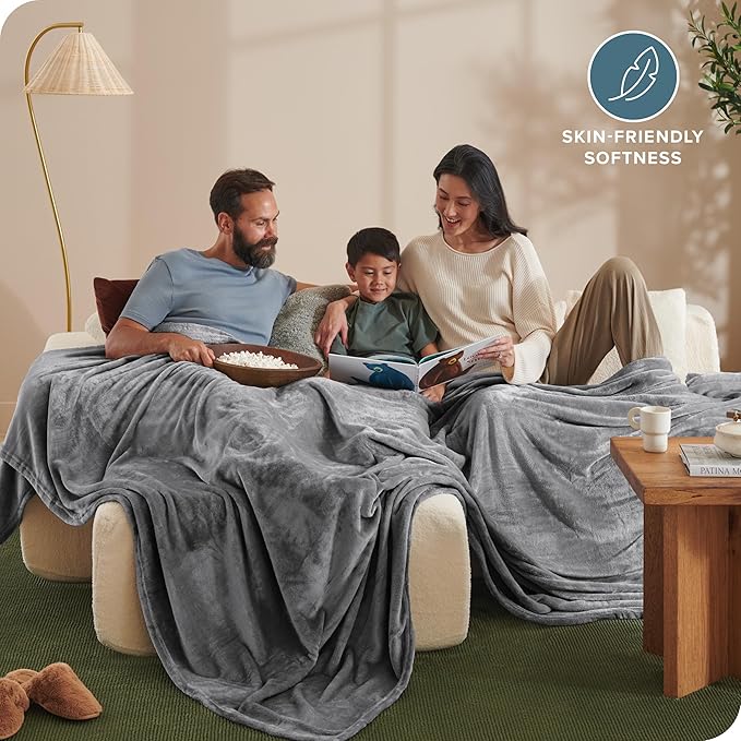 Bare Home Fleece Blanket - Image 7